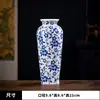 Decoração de Casa Porcelana Cerâmica Azul e Branca Vintage Flores Secas Decorativas e Vaso de Flores Frescas para Sala de Estar Mesa de Jantar Arranjo de Flores Ornamento de Alto Padrão