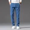 Ropa de Hombre Fengshe / 2026 Otoño-Invierno Nuevo Vaquero Recto Delgado Vintage Ligero de Negocios para Hombre, Pantalones Largos Sueltos y Versátiles