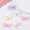 Suave Estilo de princesa súper hada lazo colorido diy hecho a mano lindo niña bebé accesorios para el cabello tocado material al por mayor