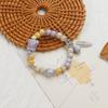 Nuevo Estilo Chino Pulsera de Cerámica Jingdezhen de Círculo Único Una pizca de celadón Artístico Étnico Mariposa Pulsera de Moda Joyería