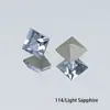 Taladro de uñas Dongzhou Super Flash K9, taladro de punta inferior, accesorios de bricolaje, taladro de vidrio cuadrado de 4 mm, taladro de cristal de forma especial