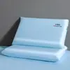 Fundas de almohada de satén de algodón de 100 hilos hechas de algodón de fibra larga de Xinjiang, un par de fundas de almohada de algodón puro, color sólido, cómodas, de alta gama, lujo ligero