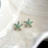 Menta Mambo Verde Verano Pequeño Fresco Dulce Estilo Bosque 2025 Nuevos Pendientes Fábrica Pendientes Joyería Ins para Mujer