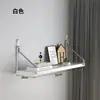 Estante para Pared sin Taladro para Sala de Estar, Estante de Almacenamiento para Cabecera de Dormitorio, Panel Divisor para Pared, Estante para Router