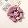 Tecido estético de flores tridimensionais de temperamento de alta qualidade, acessórios para ornamentos de chapéu de sapato, broche, adereço de cabeça, roupas DIY