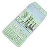 Conjunto de Cortadores de Unha Spot Verde 16 Peças Práticas Ferramentas de Manicure e Pedicure Coloridas Presente Cortadores de Unha