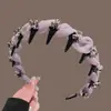 2026 Nuevo Estilo Diadema de Malla Alta con Envoltura, Diadema para Lavarse la Cara con Dientes, Pasador, Goma para el Cabello, Accesorio para el Cabello con un Toque de Lujo de Alta Gama