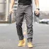 Nuevos pantalones de pesca para hombre, pantalones de trabajo tácticos, pantalones de entrenamiento de combate para entusiastas militares, pantalones duraderos para exteriores y montaña