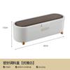 Caja de condimentos Combinación adecuada para suministros de cocina del hogar Sal Azúcar Glutamato monosódico Almacenamiento de cuatro compartimentos Tarro de condimentos de lujo ligero con compartimentos múltiples integrados
