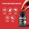 Cápsulas de Maca Todo en Inglés Transfronterizas, Cápsulas Vegetarianas, Cápsulas de Maca Nutritivas para Hombres, Suplemento Alimenticio