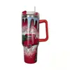 Copo Térmico 40oz Presente de Natal Halloween Personalizado para Carro Aço Inoxidável Grande Capacidade com Canudo para Gelo