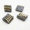 Conector de resorte de cobre fosforado de 5 pines, espaciado de 2.0PH, altura 4.6H con columna BC-1-513, portapilas para equipo de seguridad
