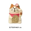 Comestibles japoneses zakka serie naranja hogar gato resina lindos pequeños adornos regalo miniatura escena de disparo