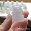 Jade Natural de Tianshan Esculpido em Três Dimensões Leão Animal de Estimação Fofo Carimbo Pequeno Ornamento Pingente Gravação Carimbando Acessório Atacado em Estoque