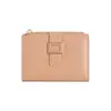Carteira Curta Feminina Novo Estilo, Simples e Elegante Design de Ponta Estilo Coreano com Múltiplos Compartimentos para Cartão, Bolsa com Zíper de Carteira com 80% de Desconto, Porta-Identidade