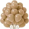 Balões de Aniversário Amazon 10 polegadas Conjunto de Balões de Cor Sólida Balões para Decoração de Feriado Balões Metálicos Foscos Maca