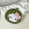 Lindas y Divertidas Calcomanías para Flequillo Kt con Temática de Frutas, Calcomanías Suaves y Adorables de Chicas de Pan de Sushi de Dibujos Animados, Herramienta de Organización