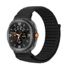 Pulseira de relógio de nylon com padrão ondulado para Samsung watch9 conector de metal (adequado para watch8)