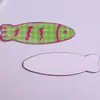 Parche de Pescado Cuadros Lindo de Dibujos Animados Acrílico Parche DIY Accesorios para el Cabello Tocado Pin Lateral Pasador Pasador Joyería Accesorios