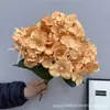 Flores Artificiales, Ramo de Hortensias de 5 Cabezas, Verano Interminable, 27 Piezas, Materiales Florales para Decoración de Bodas y Hogar, Flores de Cinco Cabezas
