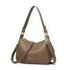 Nova Moda Popular Bolsa de Axila Bolinho Grande Capacidade Fashionável Versátil para Tudo Mão Única Ombro Único Transversal Bolsa de Mão Elegante Feminina