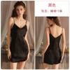 Rojo Escote Profundo Push up Plus Almohadilla para Senos Ropa Interior Tira Apasionada y Caliente Abertura Camisón Sexy Traje para el Hogar para Mujer 5616