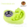 Tigela de Aço Inoxidável para Pet, Dispensador Automático de Água, Comedouro para Cachorro, Tigela para Gato, Tigela de Ração para Cachorro, Ventosa Anti-Engasgo
