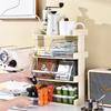 Multi-camada saco de chá caixa de armazenamento escritório sala de chá café cápsulas de armazenamento exibir desktop snack caixa organizadora de chá