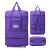 Bolsa de viagem impermeável com encosto Oxford de tecido grande capacidade 158 Bolsa de transporte aéreo Bolsa de bagagem para mudança no exterior