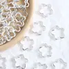 Cuentas Espaciadoras Huecas de Metal Plateado de Aleación Accesorios para Pulsera Collar Hecho a Mano DIY Materiales para Abalorios Al por Mayor