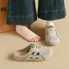 Nueva colección de verano: zapatillas blancas para mujer, diseño de malla transpirable, adecuadas para estudiantes, estilo casual, que realzan la altura, modernas, 2026