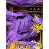Balsa de bambu tecelagem de bambu celebração de casamento balsa de bambu colorida vermelha produtos de bambu loja de roupas para o Festival da Primavera adereços de decoração floral paisagismo com balsa de bambu