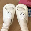 Zapatos de Conejo Miffy de Dibujos Animados con Sensación de Pisar Caca, Nuevos Zapatos de Verano Suaves para Exteriores para Mujeres y Parejas, Antideslizantes para Interiores, Venta al por Mayor Transfronteriza