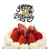 Decoraciones para Pasteles de Cumpleaños Estilo Ins de Comercio Exterior, Inserts de Número de Feliz Cumpleaños para Hornear, Suministros para Fiestas al por Mayor desde el Fabricante