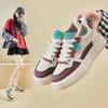 Nuevas Zapatillas Blancas Primavera 2026 Estilo Coreano Ins Estudiantes Femeninas Suela Gruesa Aumentadoras de Altura Deportivas Casuales Xf1239-2