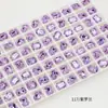Taladro de uñas Dongzhou 8*6 broca octagonal larga de fondo puntiagudo explosiones de la red social taladro para decoración de uñas taladro de vidrio brillante venta al por mayor