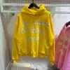 Sudadera Cpfm Ye Must Be Born Again Rebirth con Letras de Espuma, Chaqueta de Pareja Forrada de Felpa