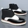 Botas Chelsea de Tobillo Alto para Hombre, Estilo Británico Martin Boots, Casuales, Otoño/Invierno, Más Vendidas en Amazon Transfronterizas - 25722