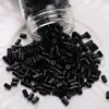 Cuentas de arroz de vidrio de alta calidad Oscuro Oscuro Cuentas redondas DIY Hecho a mano Casero Accesorios para collar pulsera con cuentas