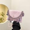 Bolso Tejido Nuevo de Primavera 2025 con Borlas, Diseño de Estilo Occidental Bolso Bandolera, Estilo Vacacional de Alta Gama Bolso Bandolera de un Solo Hombro