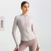 Chamarra de Yoga Lulu con Cuello Alto, Cortavientos, Otoño e Invierno, Ajustada, con Agujeros para los Dedos, Deportes al Aire Libre, Nuevo Modelo 2025 para Mujer