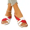 Nuevas sandalias de cuña de plataforma gruesa de verano 2025, de color block, con punta abierta, estilo europeo y americano, para mujer, venta al por mayor