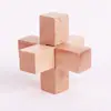 Madera de Haya 4.5cm Cerradura Kongming Luban Juego Completo Regalo Educativo Infantil Juguete de Madera con Ensamblaje Machihembrado Detalles en Empaque de Plástico
