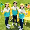 Uniformes Escolares, Uniformes de Primaria, Trajes de Tres Piezas para Niños, Uniformes Estilo Universitario para Primavera y Otoño para Niños y Niñas, Uniformes de Jardín de Infancia