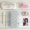 Flor Láser 6 Agujeros PVC Colorido Carpeta A6 Cubierta de Doble Hebilla Álbum de Fotos Polaroid Cuaderno Guka Tarjeta Pequeña Álbum de Persecución de Estrellas