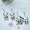 Colgante pequeño de panda nuevo llavero llavero de panda pequeño muñeco con logo personalizado recuerdo regalo pequeño venta al por mayor