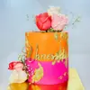 Topper para Pastel de Cumpleaños Feliz Mariposa Acrílica Estilo Ins Transfronterizo Suministros para Fiesta Descuento por Volumen
