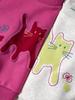 Roupas Infantis Amila 26ª Nova Coleção de Inverno Moletom de Lã com Gato de Desenho Animado para Meninas Blusa Quente Fofa para Crianças