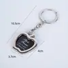 Porta-Retrato Criativo Transfronteiriço Chaveiro de Casal Pequeno Presente Comemorativo Pingente de Porta-Retrato de Metal com Logotipo Personalizável