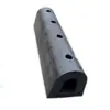 Tira Anti-Colisão de Borracha Resistente à Abrasão, Defensor de Borracha Redondo em Forma de D Semi-Circular Gd-Shaped Protetor Especial para Docas, Instalações Marítimas